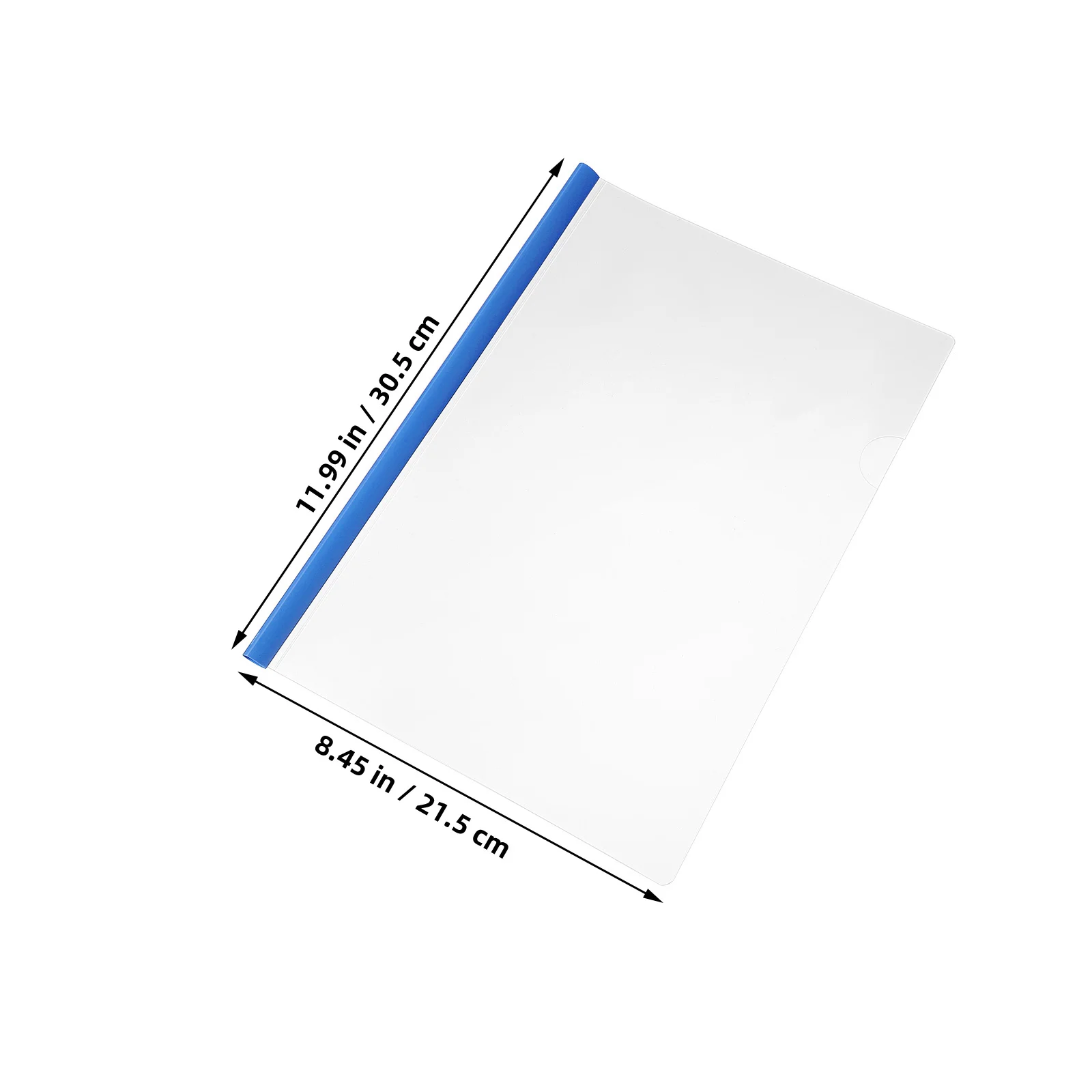 10 قطع من مجلدات الموثق الشريحة - منظم المستندات البلاستيكية مقاس A4 بسعة 60 ورقة، غطاء تقرير شفاف للمكتب #5