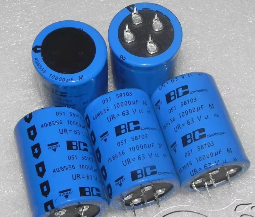 

1pcs price BC 63v10000uf 051 four-pin volume 35*50mm Fever filter aluminum electrolytic capacitor