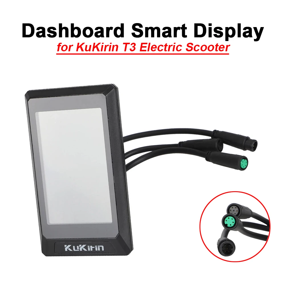 For KuKirin T3 Electric Scooter Color Smart Touchscreen Dashboard Multi-function Real-time Data Display Original Spare Part
