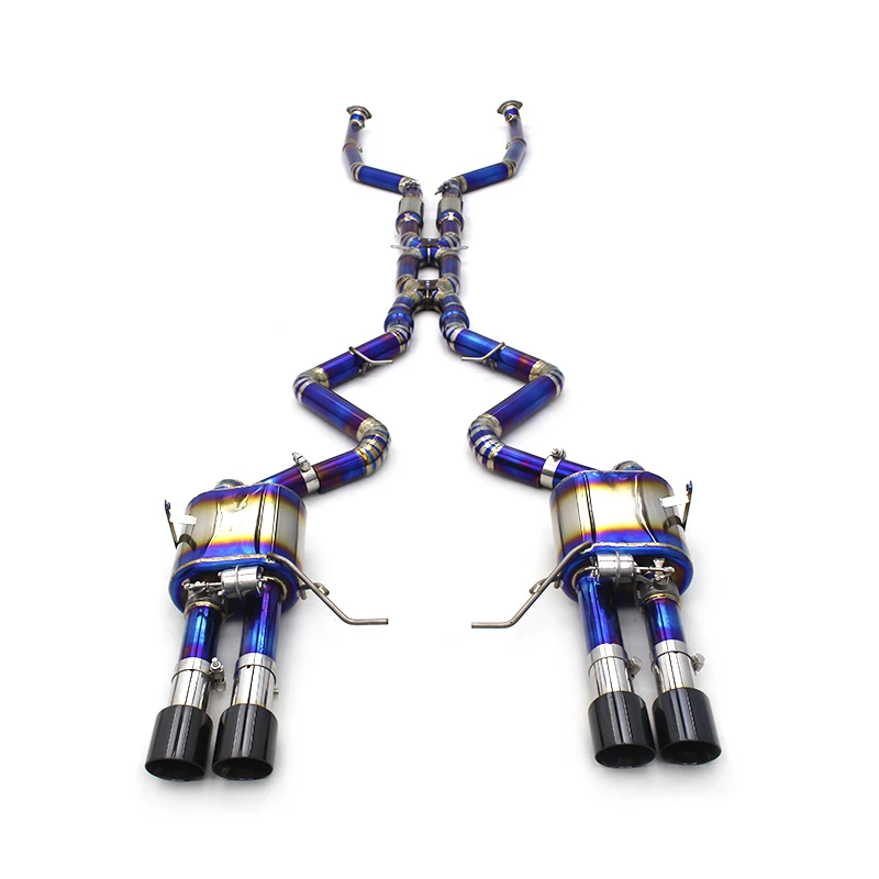 

Catback Exhaust System for BMW M3 E90/E92/E93 4.0L 2008-2013 Equal Double X Mid Pipe Exhaust Muffler Resonator