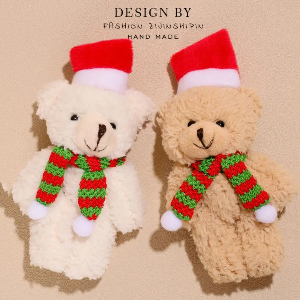 

Медведь Медведь Шарф Цветок Рождественский Медведь Мягкий Рождественский Медведь Милый ПП Хлопок Рождественский Медведь Подвеска Украшение Торта