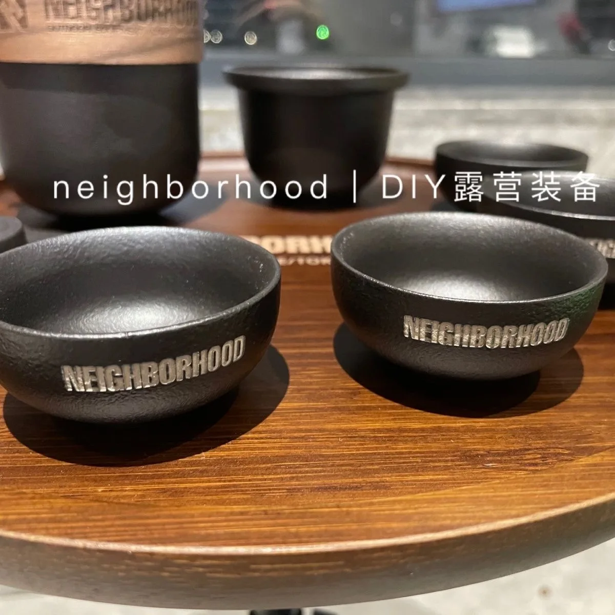 NBHD portable travel tea set small set outdoor bag kung fu teapot tea cup single quick cup one pot two or four cups