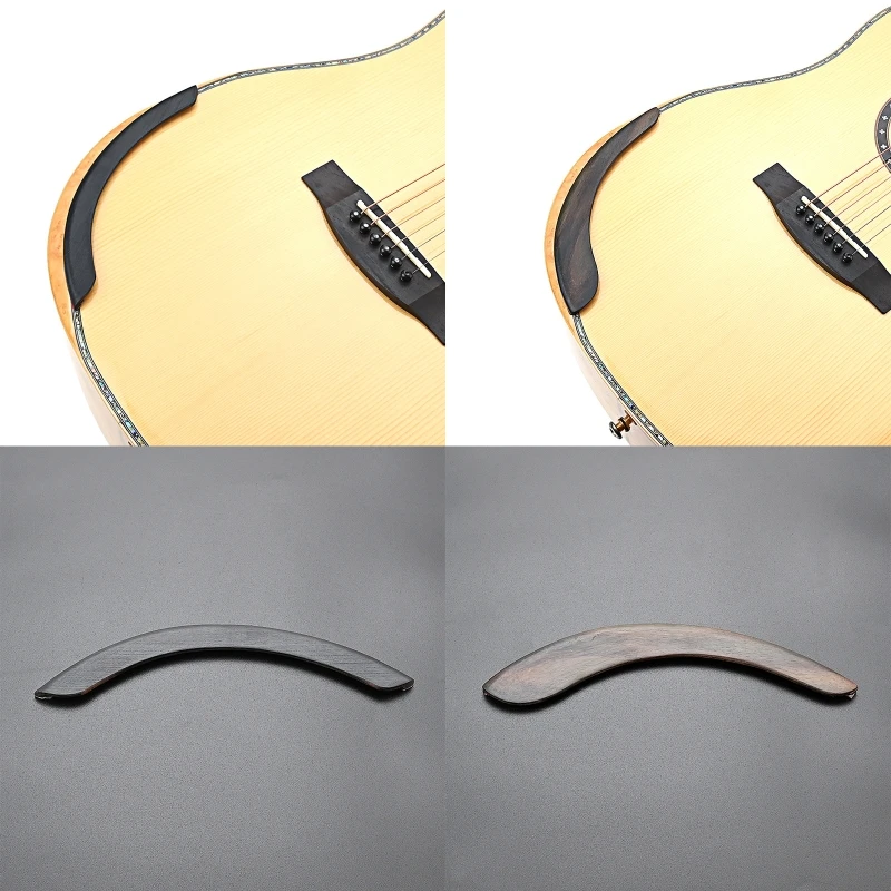 Accoudoir guitare acoustique auto-adhésif G92F, repose-bras en bois pour guitare acoustique Folk classique, facile à