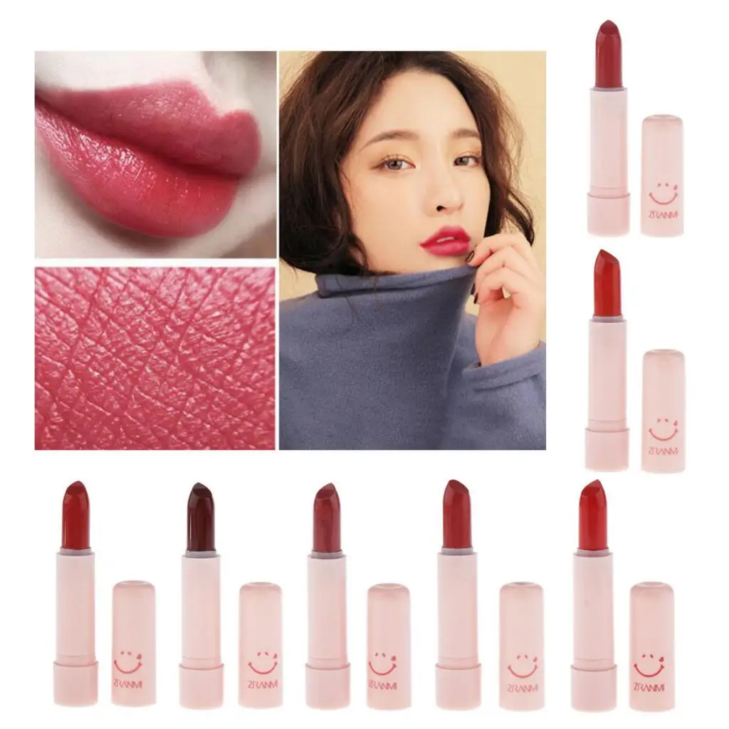 Rossetto opaco a lunga durata, idratante, impermeabile, antiaderente, balsamo labbra idratante per cosmetici da donna