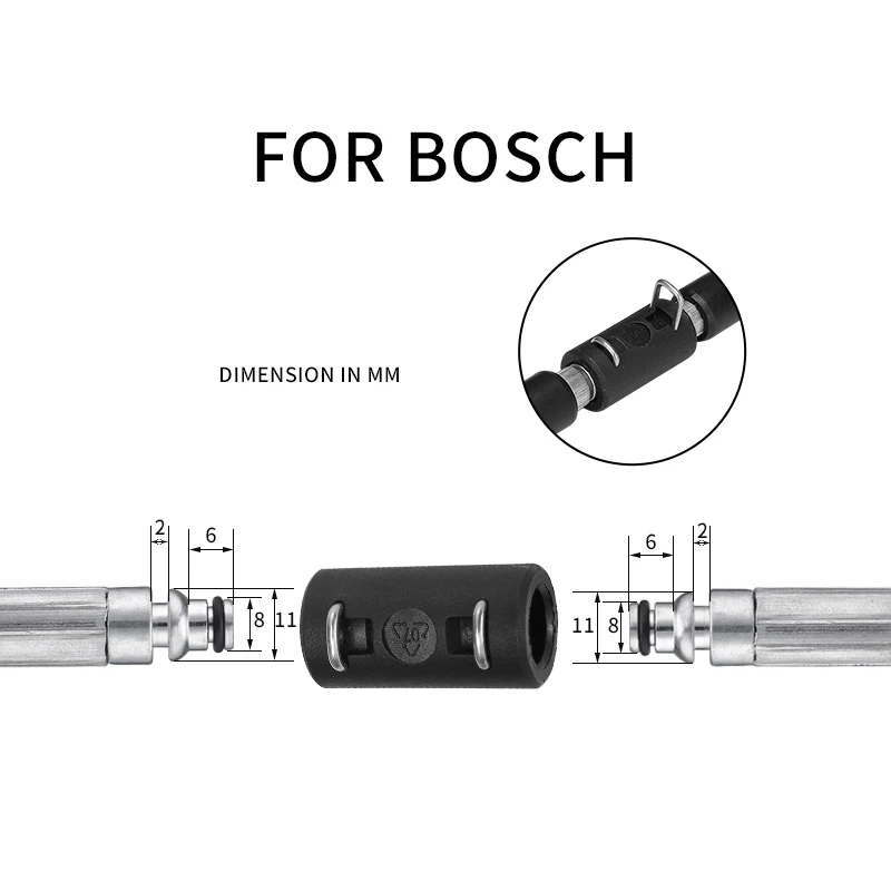 Extension Pipe Connector For Pressure Washer Hose Adapter For Karcher Bosch Nilfisk Sthil Connect More Pipe Hose Into One