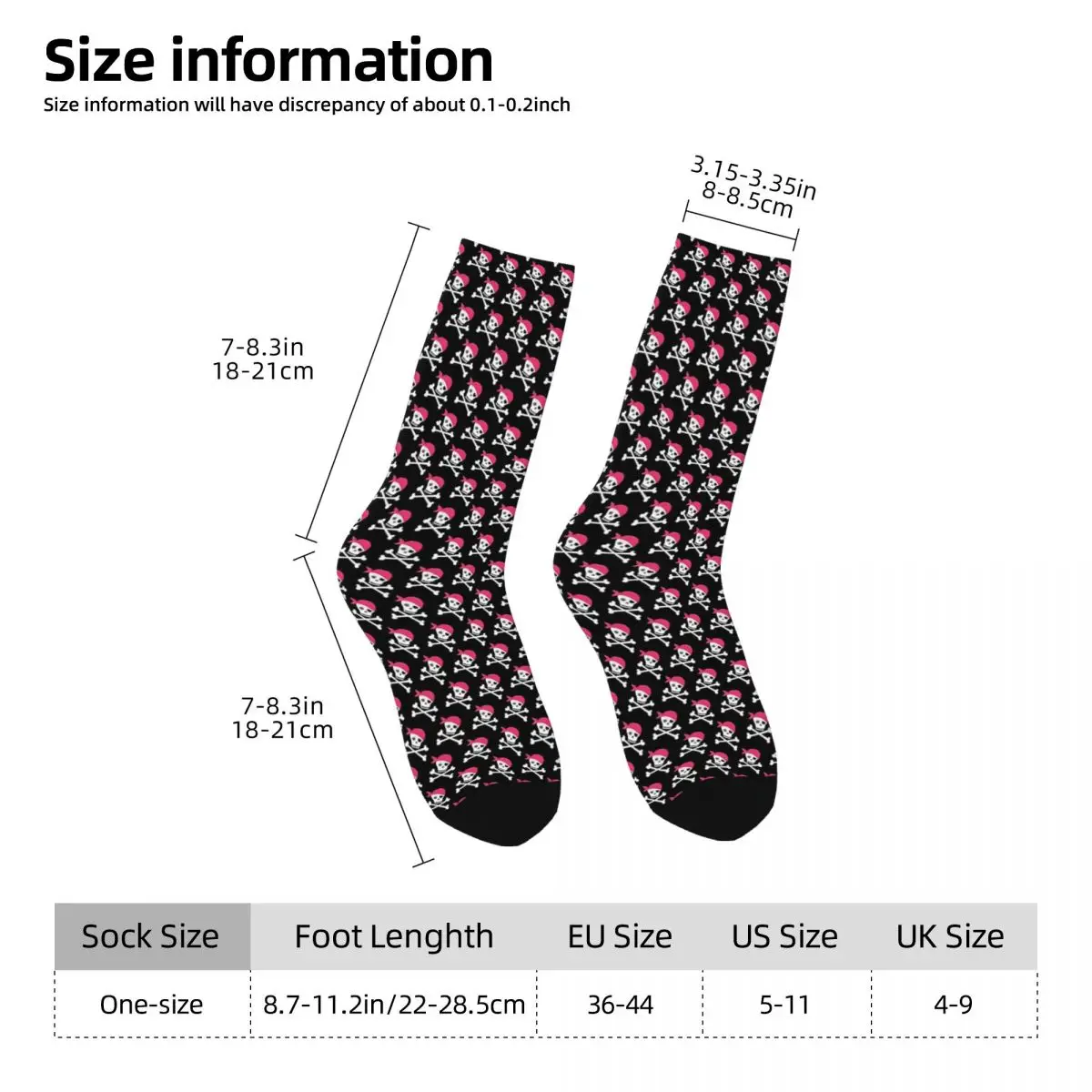 Sons-Bas amusants Skull and Crosseo pour femmes, chaussettes anti-transpiration, sports de plein air, mi-doux, mode graphique, modules, printemps