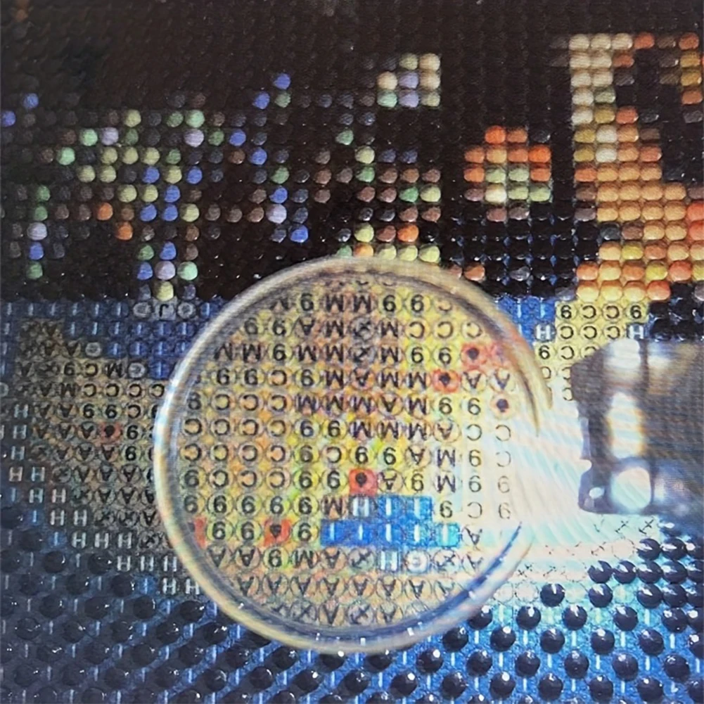 Mãos-livres lupa diamante caneta lupa clipe em diamante arte caneta broca lupa para pintura desenho bordado