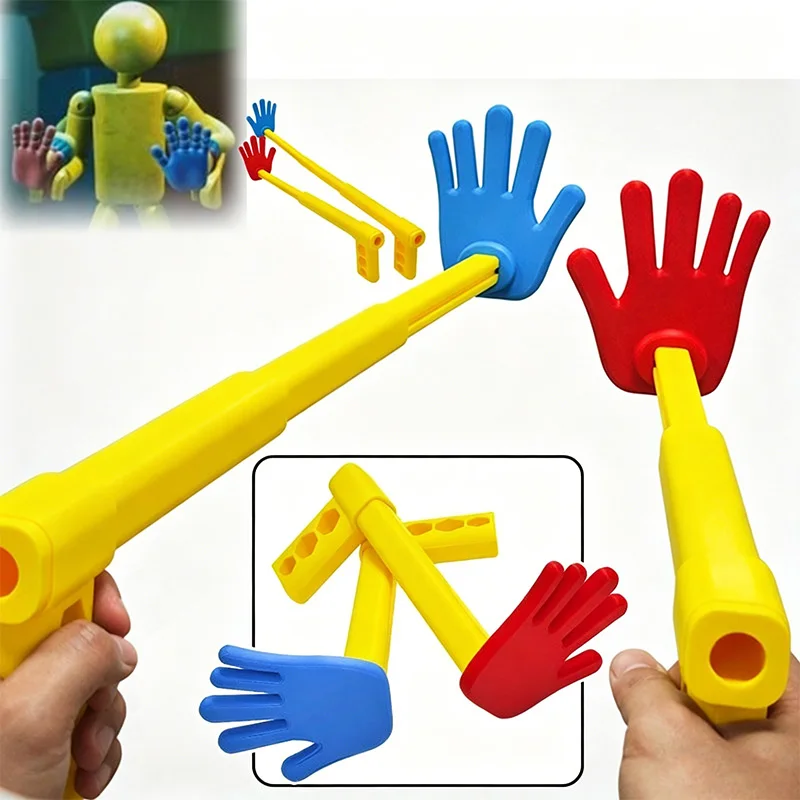 Juguete Interactivo de Piedra, Papel y Tijera Impreso en 3D, Extensible y Retráctil, Juego Familiar para Aliviar el Estrés y Entretenimiento