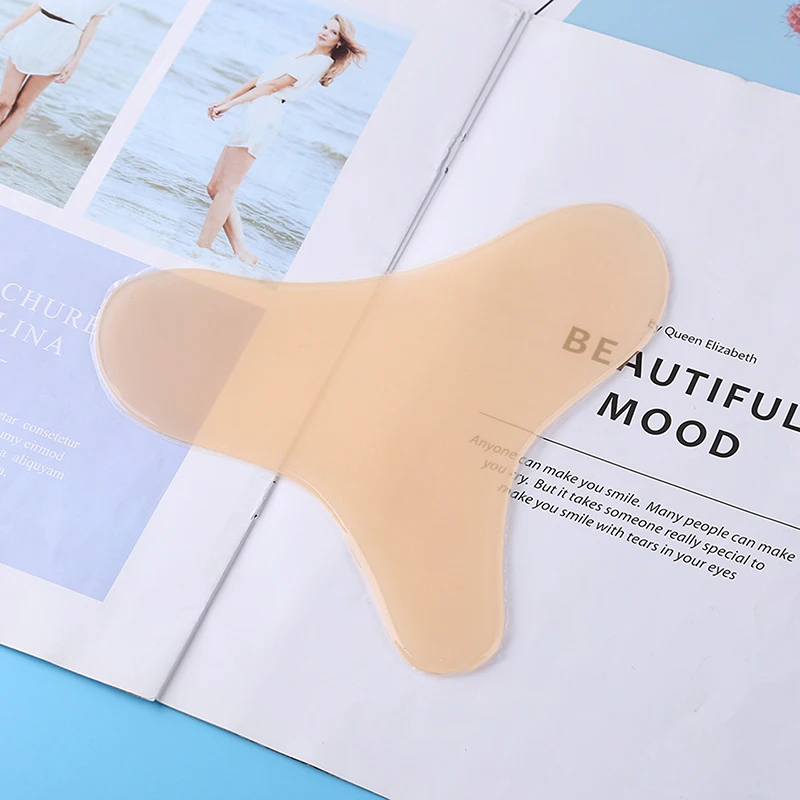 1PC Reusable Washable Self Adhesive Face Skin Care Silicone Chest Lift Patches Anti-wrinkle Chest Wrinkles Removal Patch