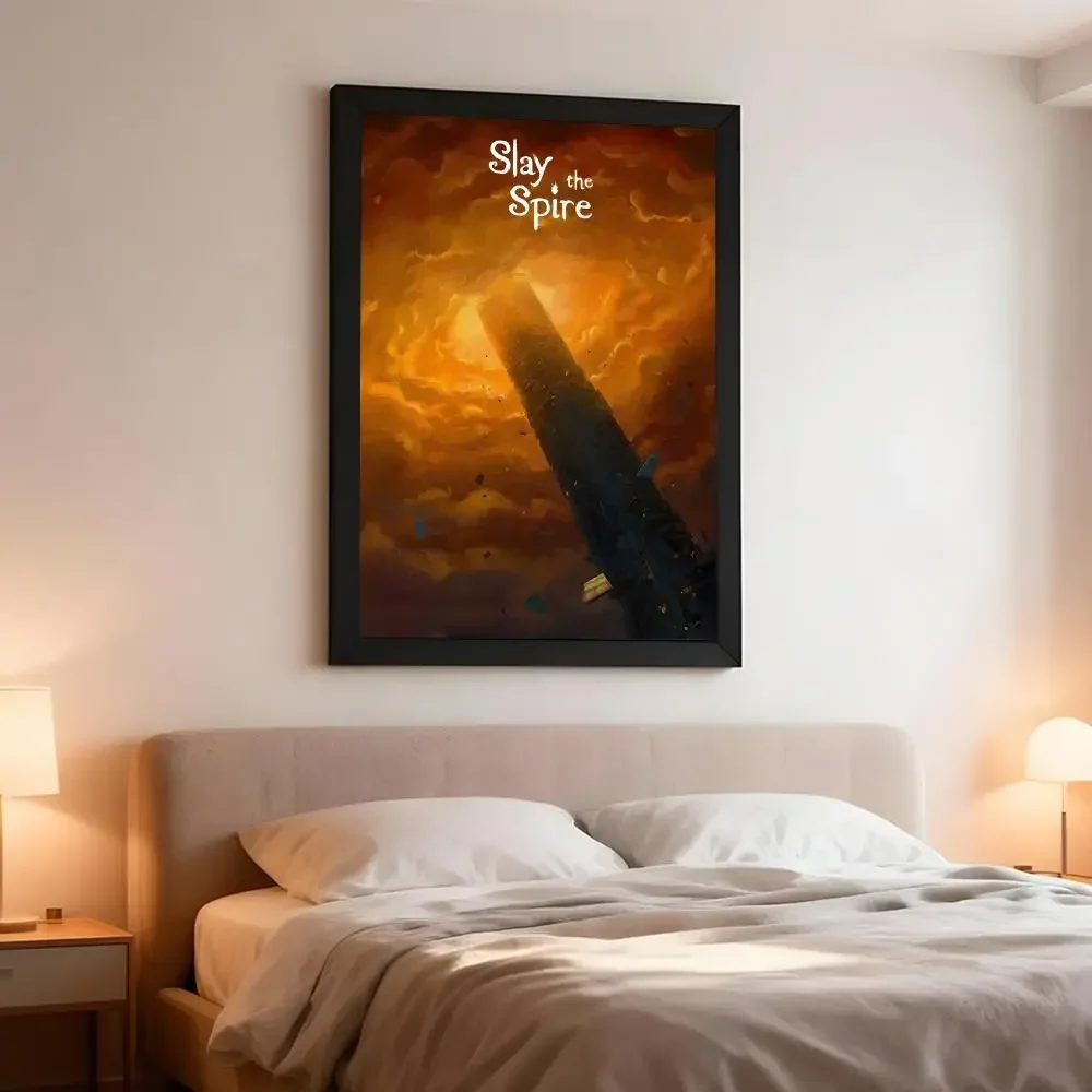 Game Roguelike Slay The Spire Poster Artistic Wall Decor Indoor Outdoor Home Ornament for Collectors
