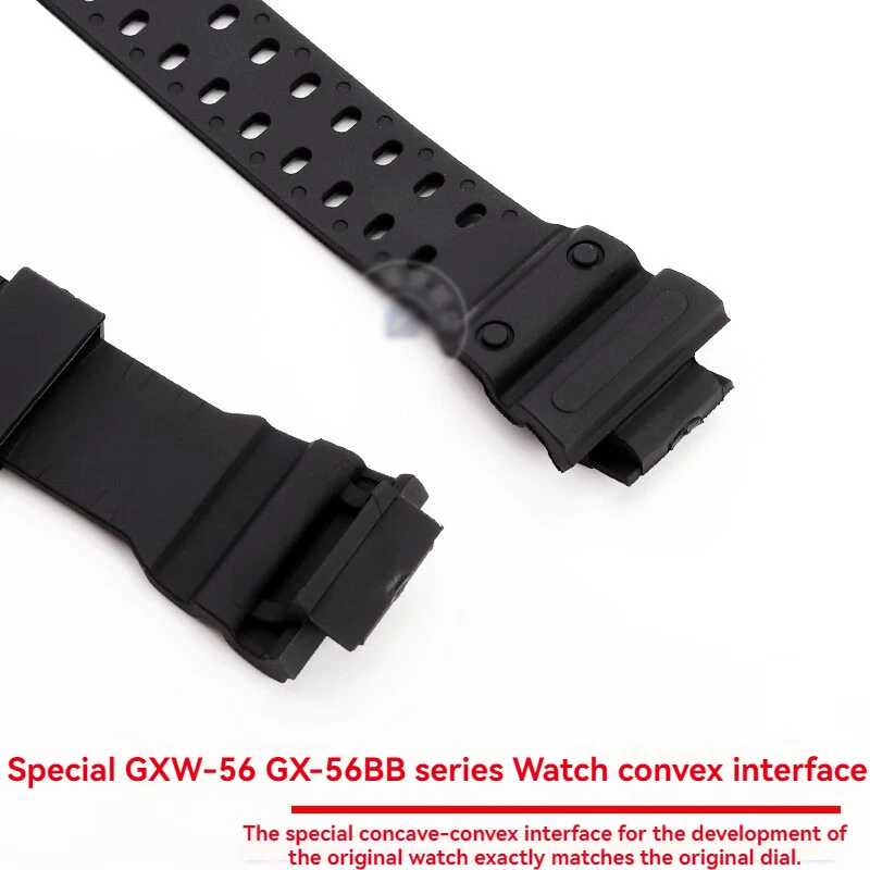 per casio G-SHOCK braccialetto sportivo a blocchi grandi serie GXW-56 GX-56BB orologio in silicone con resina modificata con accessori per uomo