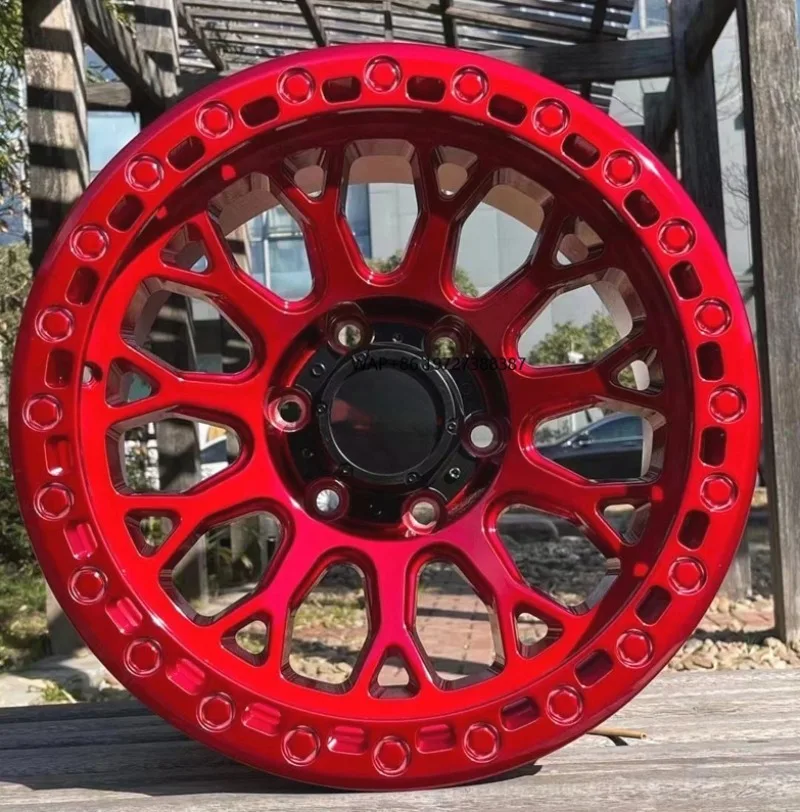 

Custom Red Drag Wheels 15x10 17x10 18x11 5x114.3 5x120 Forged Beadlock Wheels for Wrangler 826m 763m G87 M2 G8x