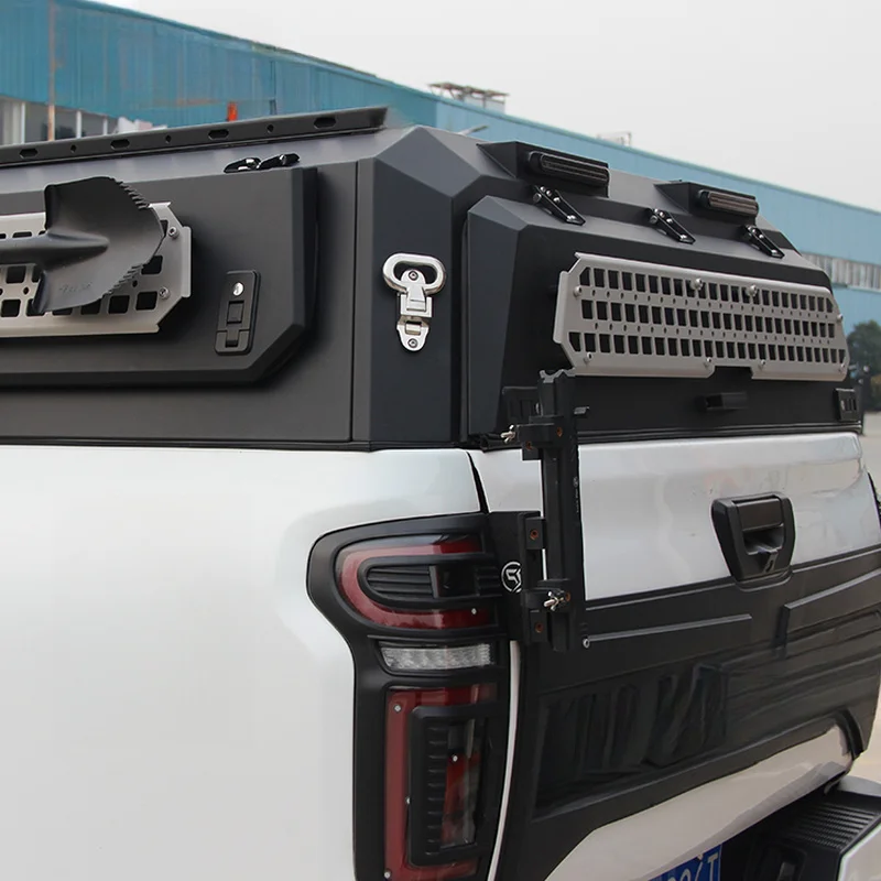 Auto Parts Offroad 8FT Steel Pickup Bed Canopy Waterproof Hardtop Truck Topper for Hilux Ram DMAX