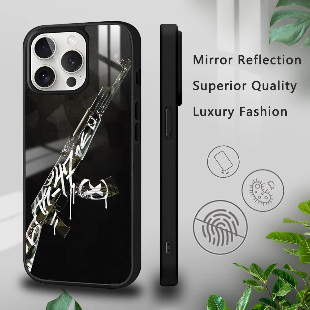 권총 디자인 휴대폰 케이스 이미지