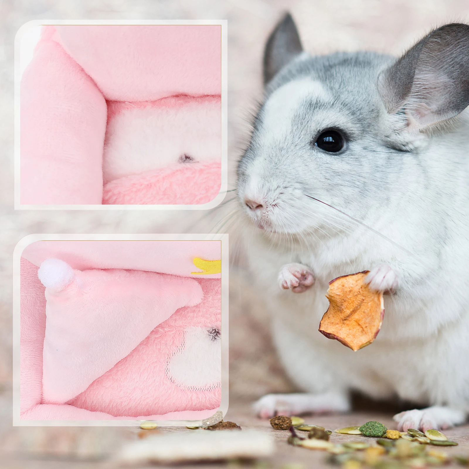 

Pet Cotton Nest Cage Hamster Guinea Pig Hideout Bed Warm Winter House Small Pets Accessories Toys Litter Chinchilla Ferret