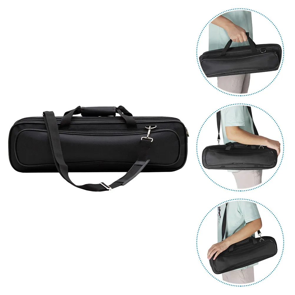

Flute Storage Bag -hole Compatible Musical Instrument Thicken Carrying Bags Oxford Cloth Shoulder Accessory
