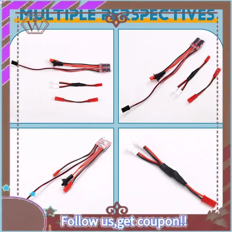 ABBG-Robust Mini Electric Speed Controller 30A, 4-8V Brushed ESC With JST For RC Vehicles