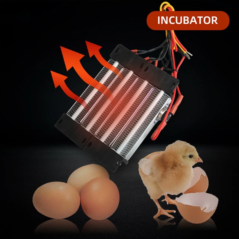 절연 PTC 세라믹 에어 히터, 전기 히터 부품, 가열 저항 온도 제어, AC DC 1000W