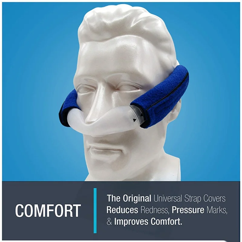 A73E-CPAP Mask Strap Covers, For Cpap Strap Headgear, Universal And Reusable Comfort Pads 4Packs
