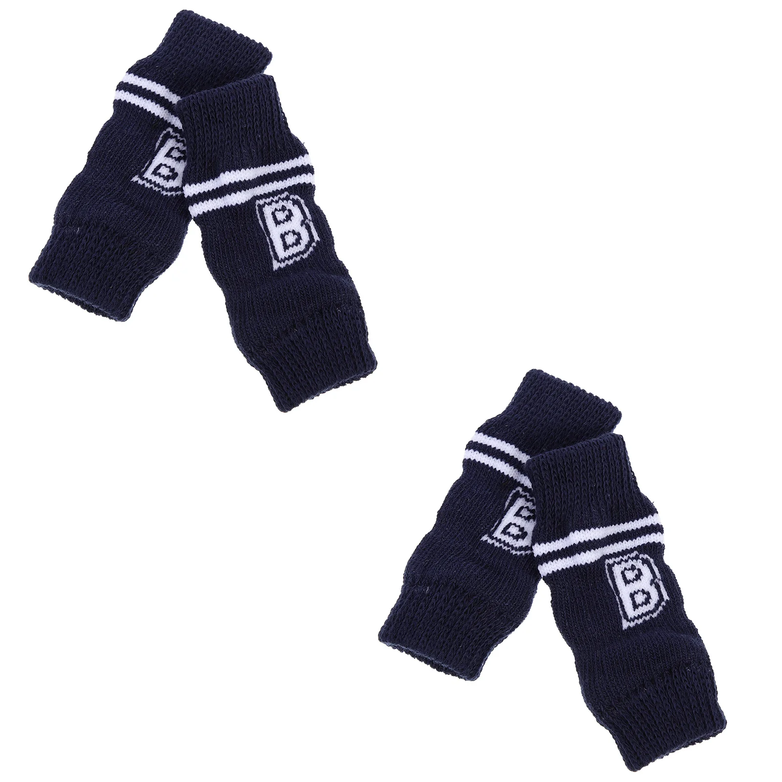 

4Pcs Dog Leg Stockings Warm Pet Leg Protector Non-Slip Grip Washable Comfortable Fit for Small Dog Joint Support