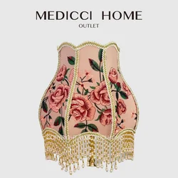 Medicci Home mistico scimmia paralume Design originale Vintage rosa rosso realizzato a mano paralume sostituzione paralume di lusso