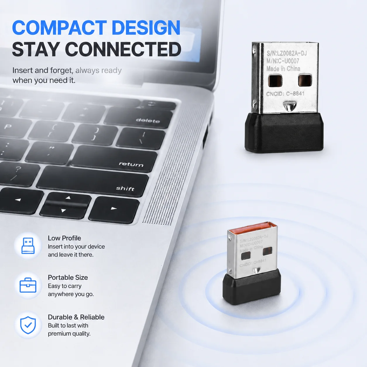 Receptor USB Dongle para Mouse - Gaming Keyboard Wireless avaliação e preço