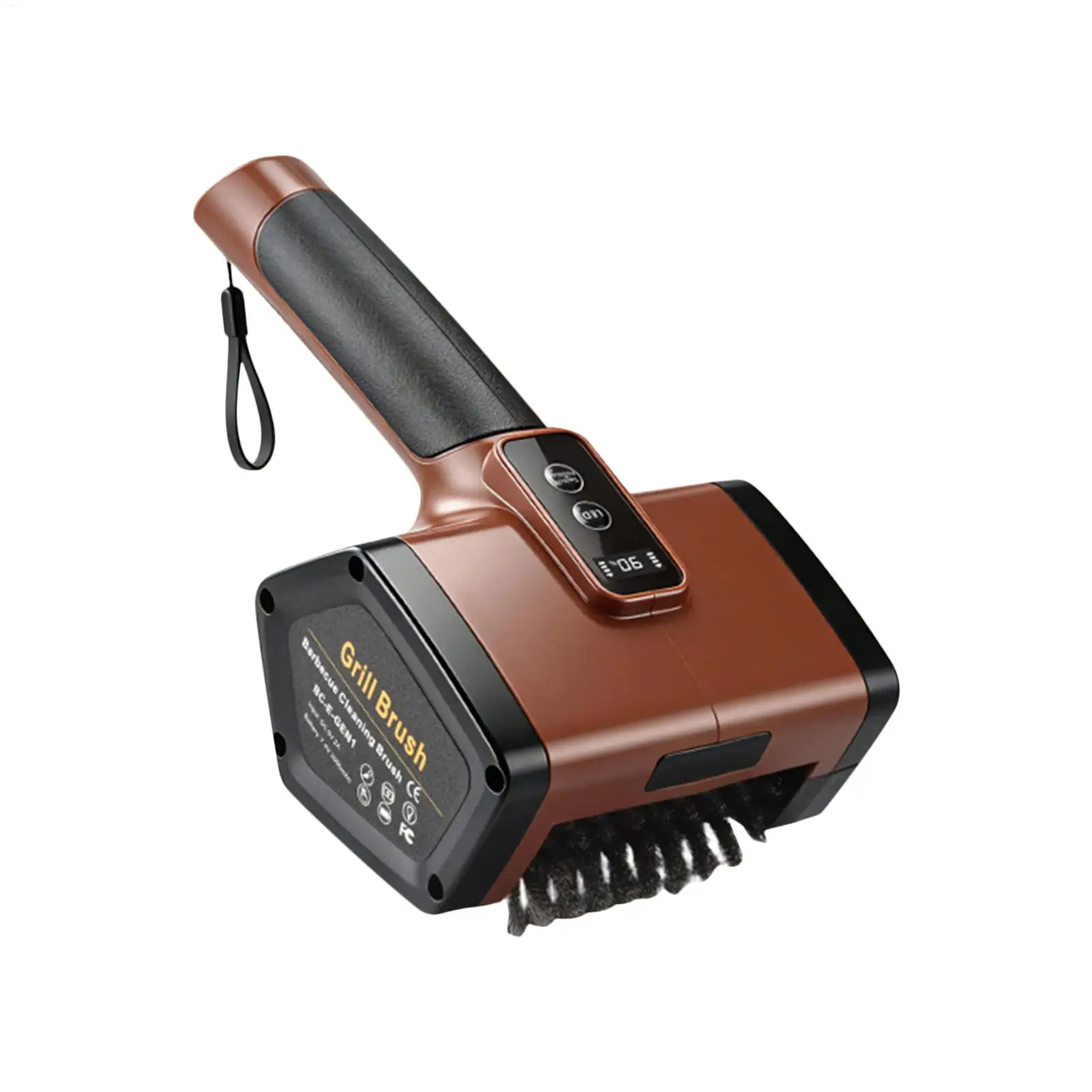 

Automatic Grill Cleaner 3000mAh 2 Powerful Speed Rechargeable Electric Grill Cleaner For Barbecue Grates Oven Kitchen Camping