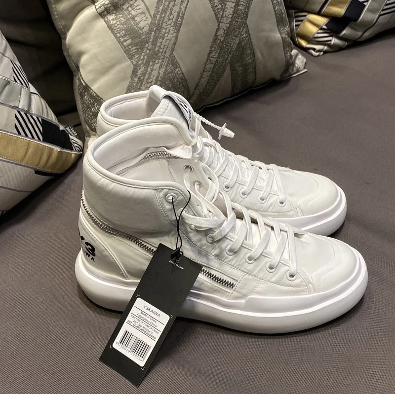 أحذية قماشية سميكة ذات نعل سميك، أحذية رجالية عالية الجودة، أحذية مشي رياضية صيفية قابلة للتنفس باللون الأسود #3