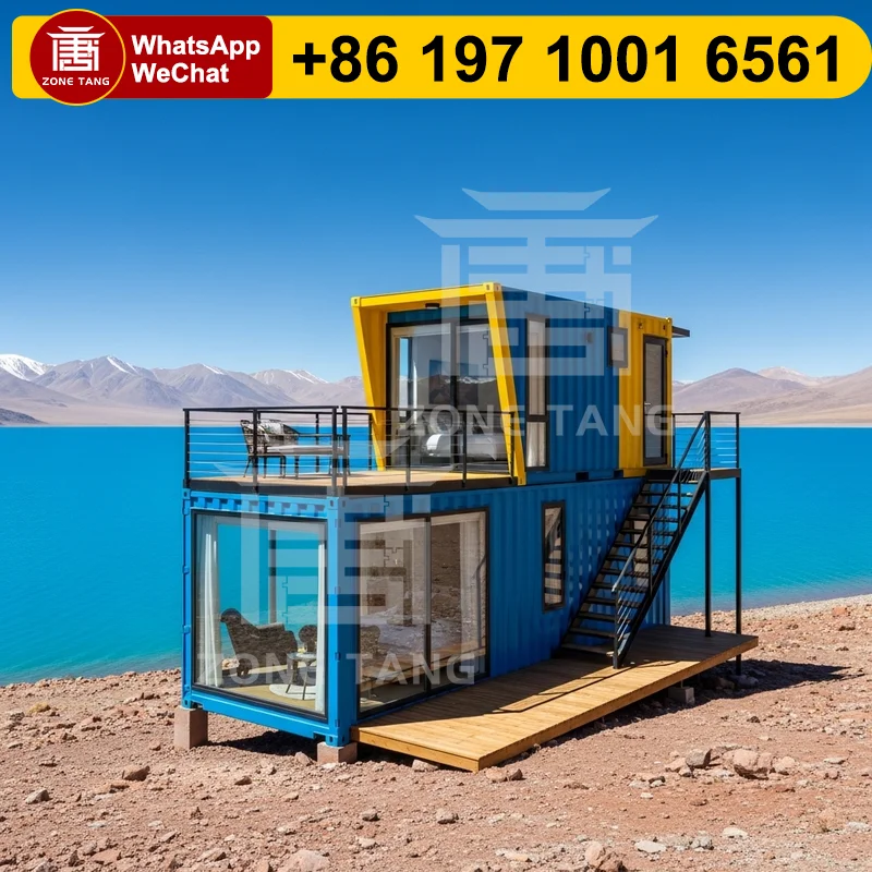 Cabinas prefabricadas Antióxido Recostar vacaciones Las mejores casas Asas modulares asequibles Modular Fácilmente móvil Paquete plano desmontable Hogar