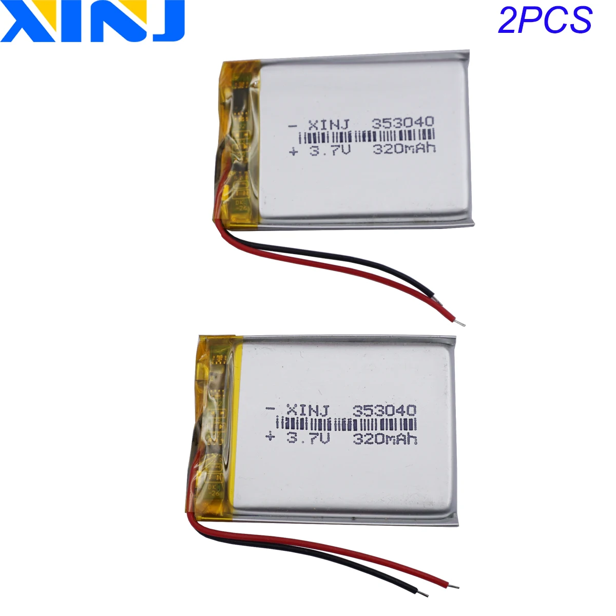 2Pcs 3.7V 320Mah 1.…
