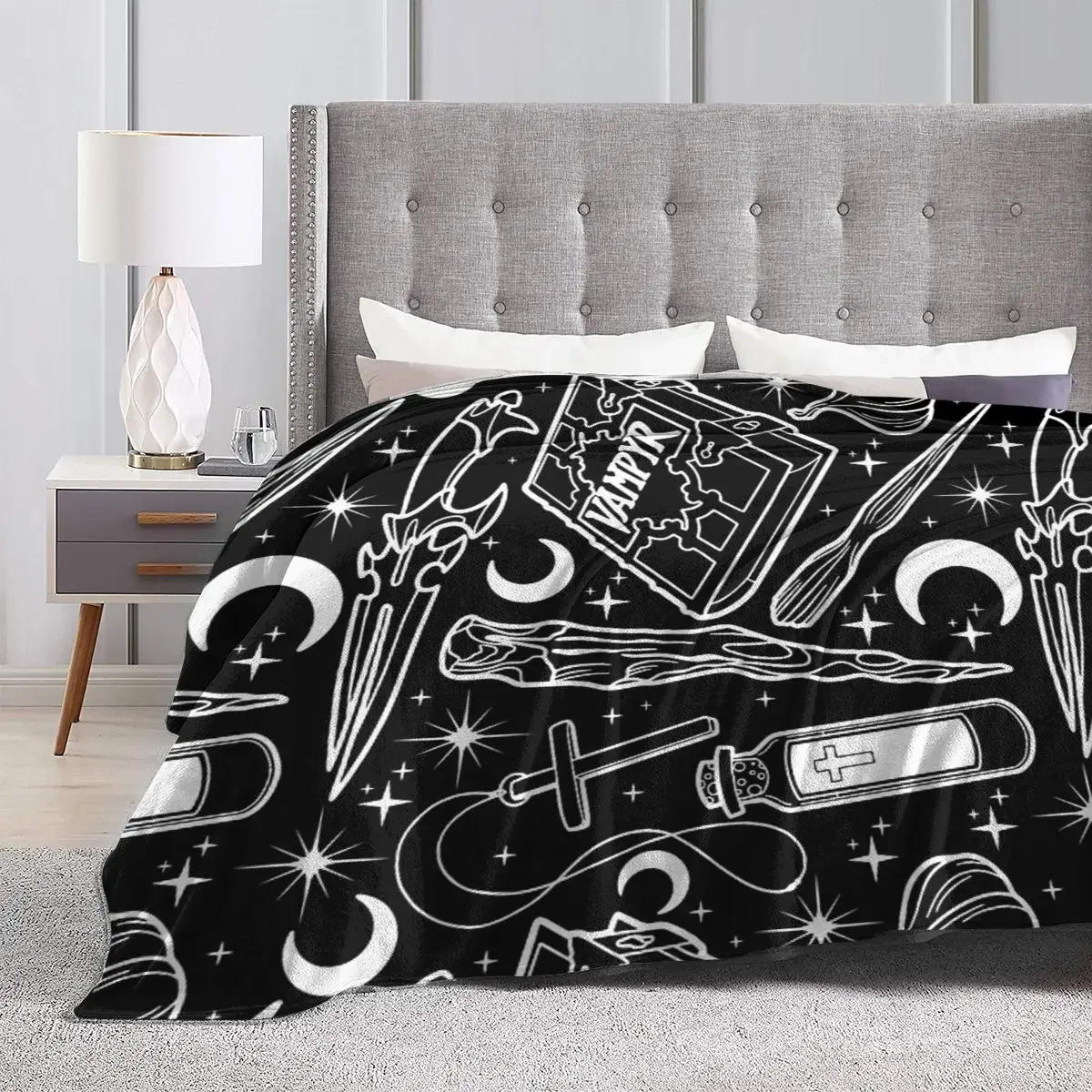 Buffy The Vampire Slayer Weapons Blankets Soft Warm Flannel Throw Blanket Bedspread for Bed Living room Picnic Travel Home Couch