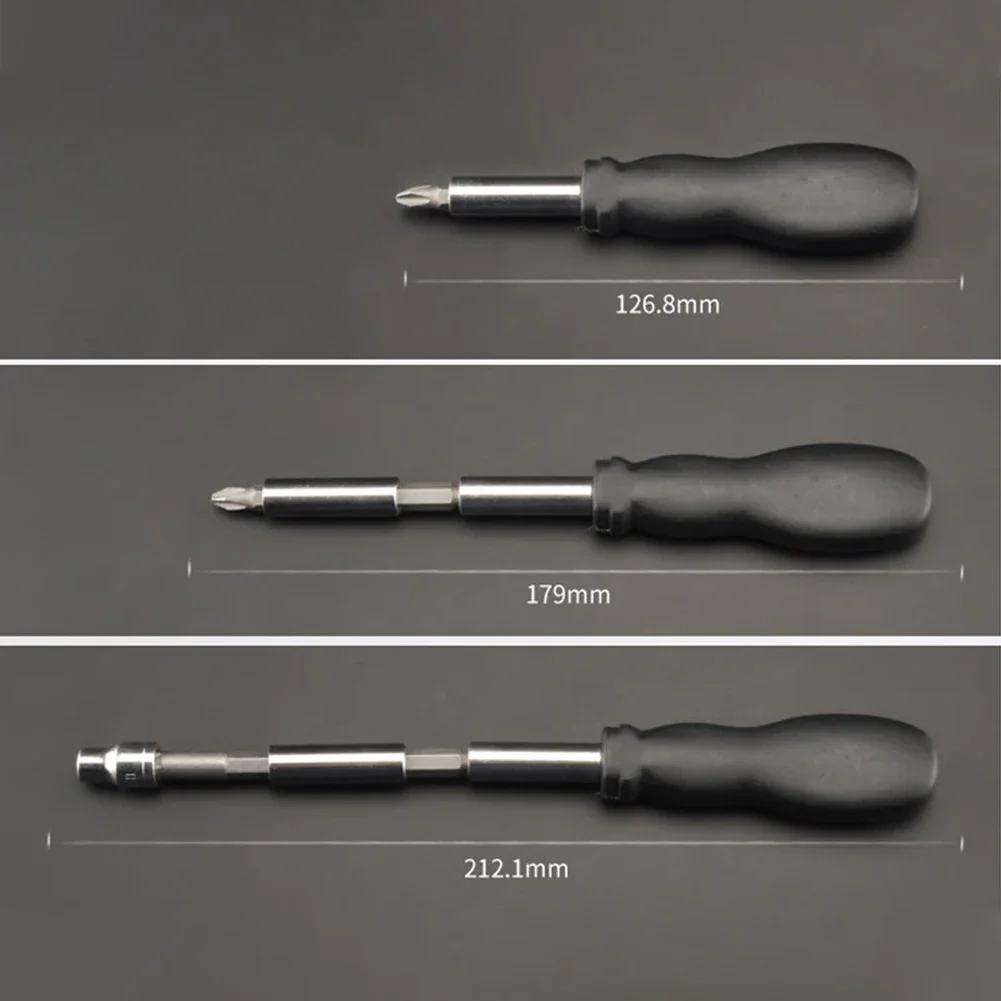 Hex Handle Screwdriver Handle For Screwdriver Bits With A Shank Diameter Of 6.35mm (1/4Inch) Hex 1/4Inch Hand Tools