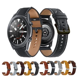Watch Band For Samsung Galaxy Watch 3 41mm 45m Strap 20mm 22mm Leather Bracelet For Galaxy 4 40mm 44mm/Active 2/S2 S3 Sport Band