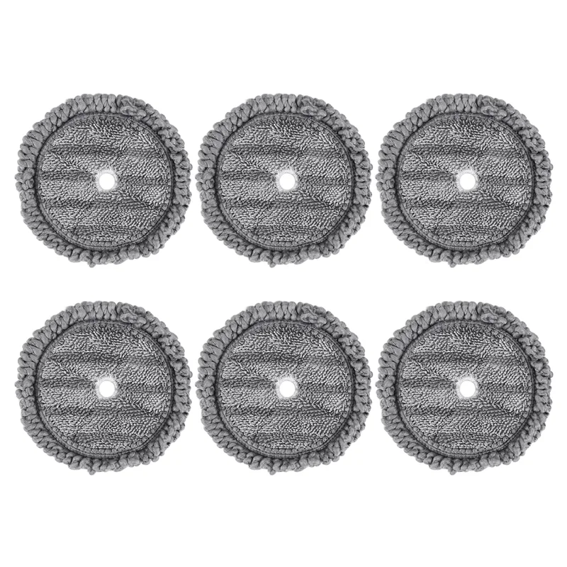 

【Must-Haves】6 шт. сменные подушечки для швабры, тряпки для паровой швабры A9, пылесос, робот, машина для мытья полов, запасная ткань для чистки P