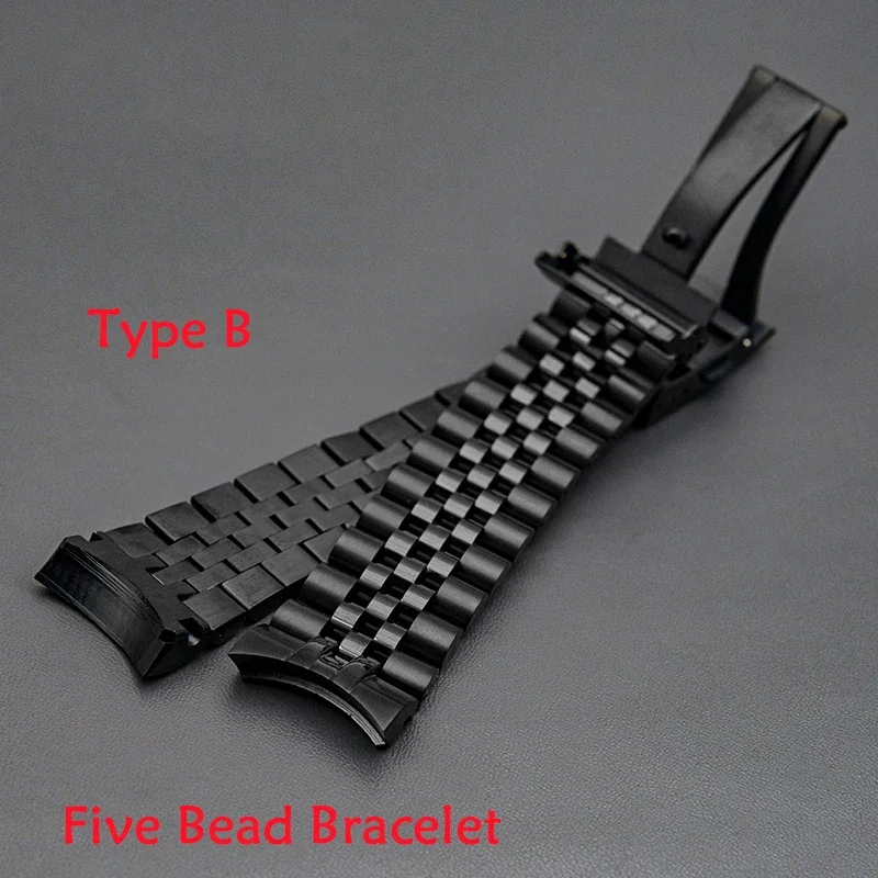 حافظة ساعة مع سوار من زجاج الياقوت مناسب SRPF33K1 SRPF39K1 أجزاء ساعة لحركة NH34 NH35 NH36 سلسلة King Samurai #5