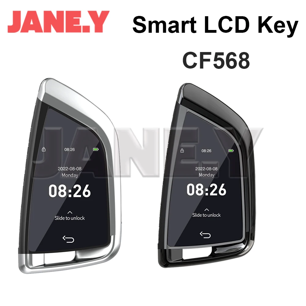 

Универсальный смарт-ключ с ЖК-дисплеем JANE.Y- CF568 для Audi, BMW, Toyota, Mazda, Kia, VW.