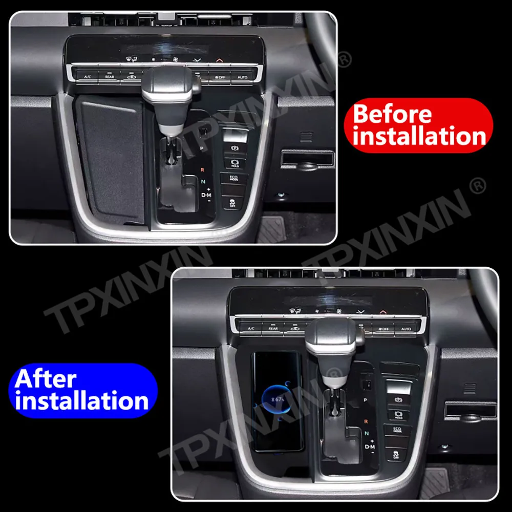 For Noah Little Alpha Voxy90 2020-2024 Quick QI Car Wireless Charger Fast Charging Intelligent Infrared Mobile Phone Dashboard