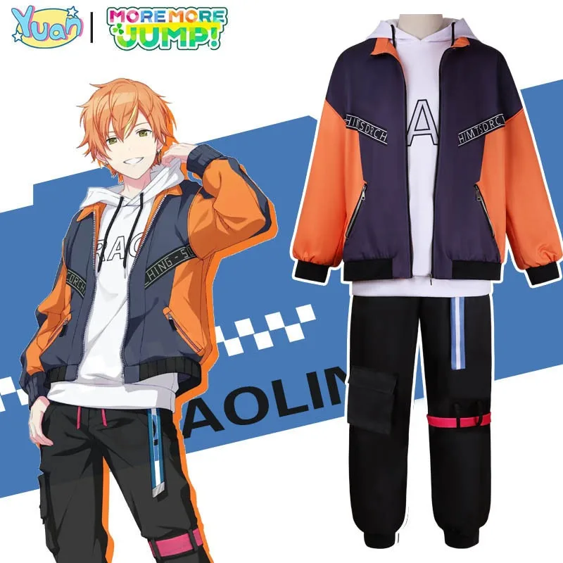 

Anime Project Sekai Colorful Stage Shinonome Akito Cosplay Costume Coat Pants Top Outfits Anime Role Play Suits Men