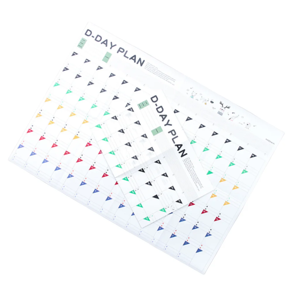 100-Day Daily Schedule Planner Premium Paper Sheets For Time Management Study Work Routine Calendar Forms Self-Discipline