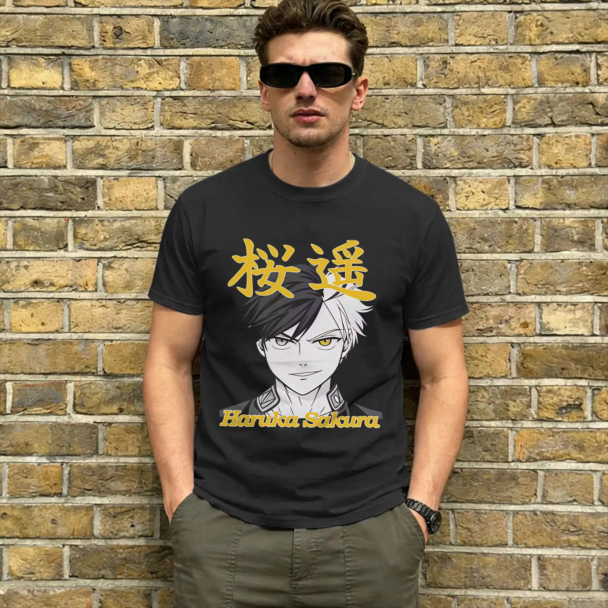 Men's Ren Kaji T Shirt Wind Breaker Pure Cotton Clothing Funny Short Sleeve Round Collar Tee Shirt New Arrival T-Shirts