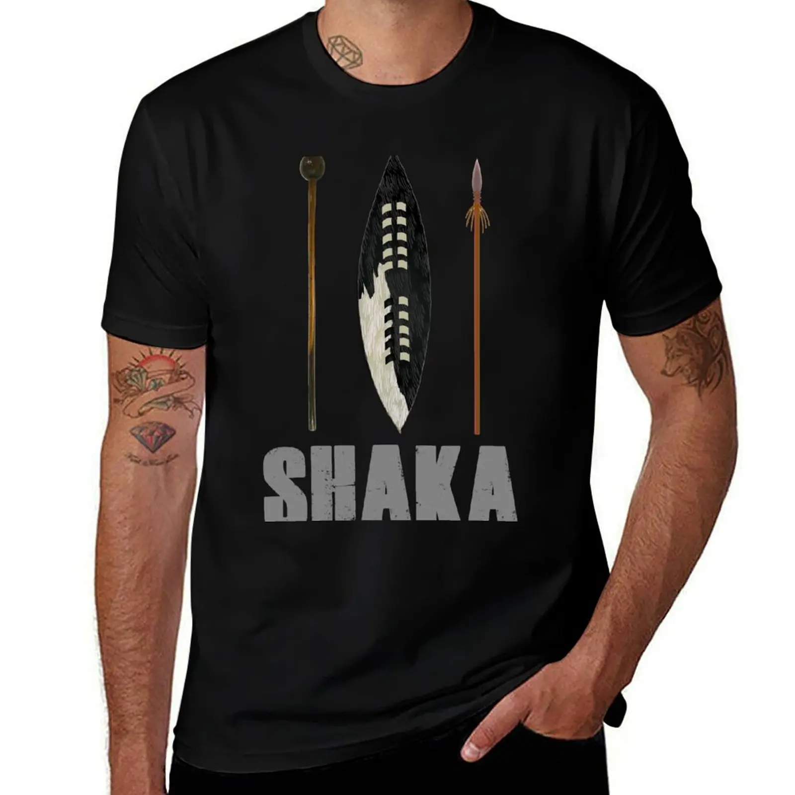 

Shaka Zulu T-Shirt Basic Comfort Fit T-Shirt for Men
