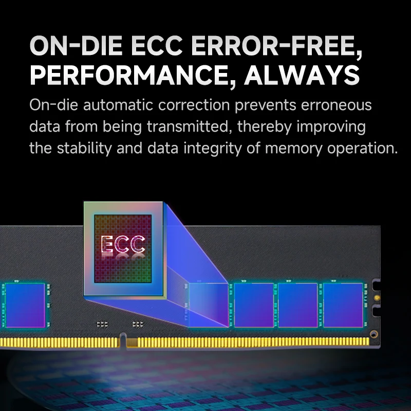 KingBank Silver DDR5 RAM 32GB Kit (2x16GB) 6000MHz Overclocking Desktop Gaming Memory Intel XMP 3.0 & AMD Expo Compatible