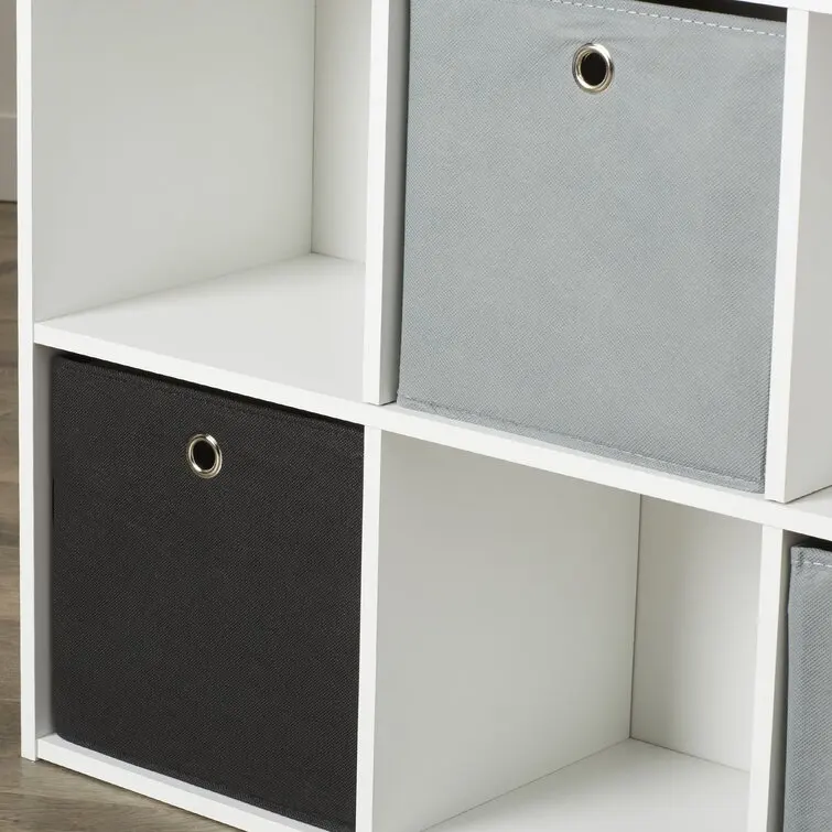 Würfel Bücherregal Mit Behältern Holz Lagerung Display Organizer 9-Würfel Bücherregale Für Wohnzimmer Freistehende Dekorative La