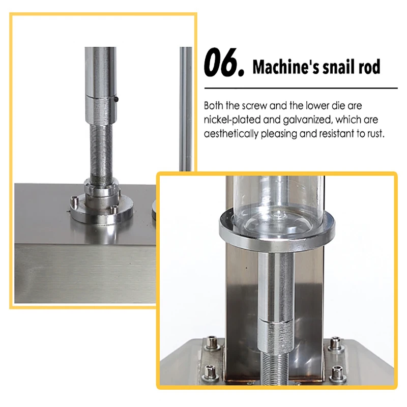 

Автоматическая коммерческая машина для запечатывания банок из нержавеющей стали для напитков, пива и закусок
