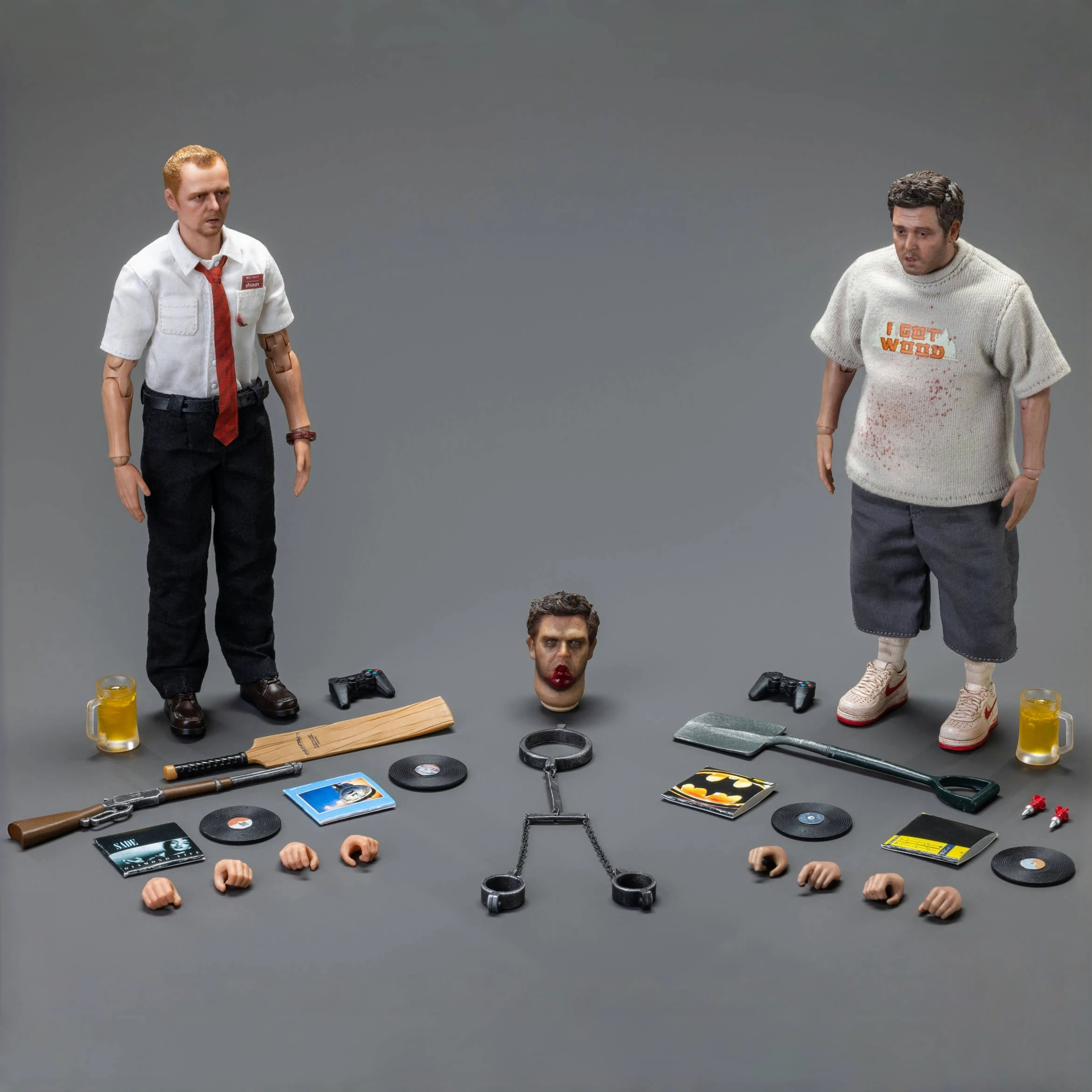 

Play Craft Toys Original Zombie Slim＆Zombie Fatty 1/12 Action Peripheral Figure Toys for Boys Gifts Collectible Model Ornaments