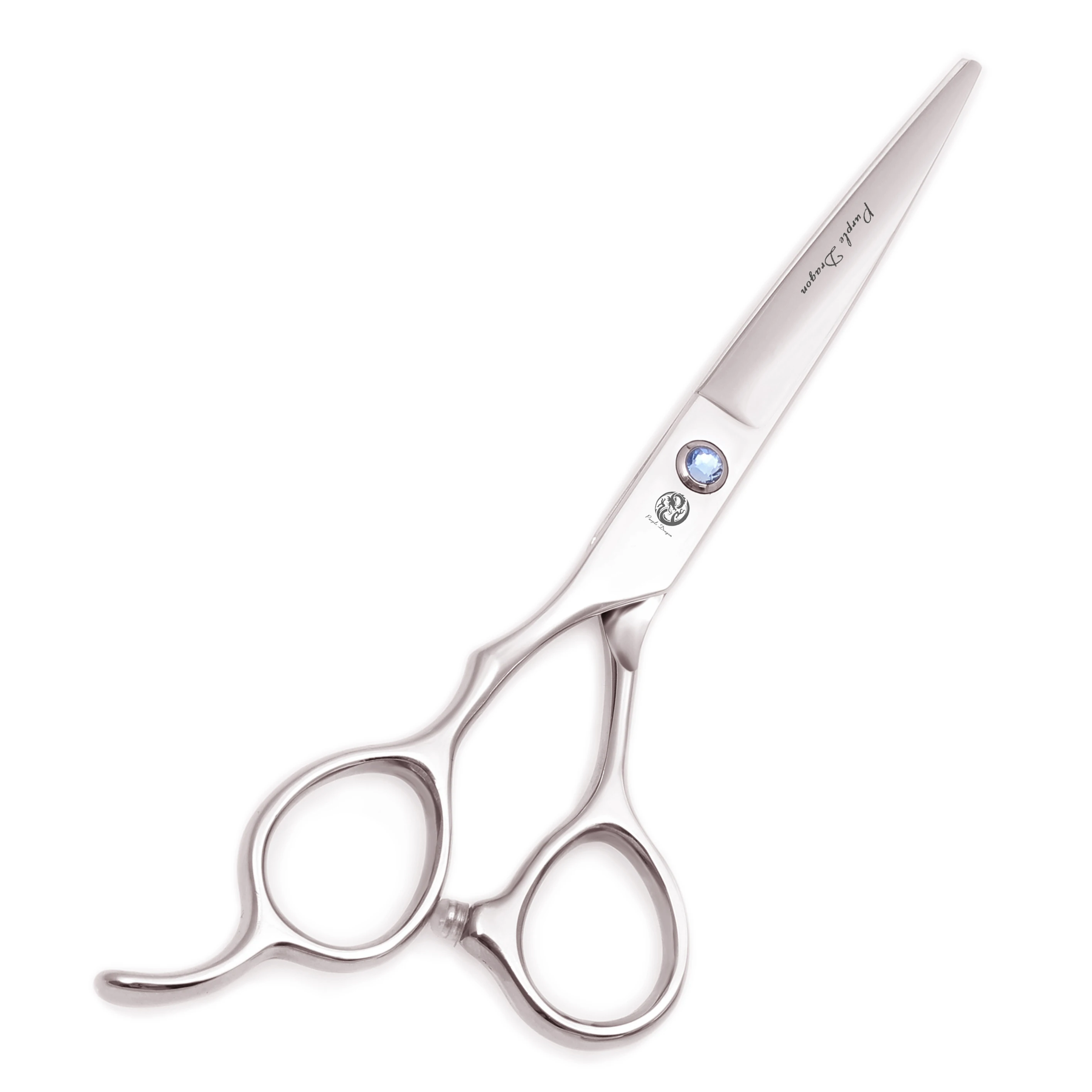 Friseurschere für Linkshänder 5,5" 6" Edelstahl 1 Stück Haarschere Rot Haarschneideschere Friseursalon Ausdünnungsschere Z8001 – Detail 1