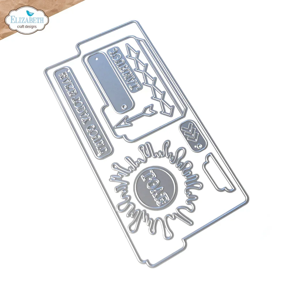 ElizabethCraftDesigns 2025 NEW Cutting Dies Scrapbook Diary Decoration Stencil Embossing Template DIY Greeting Card Handmade