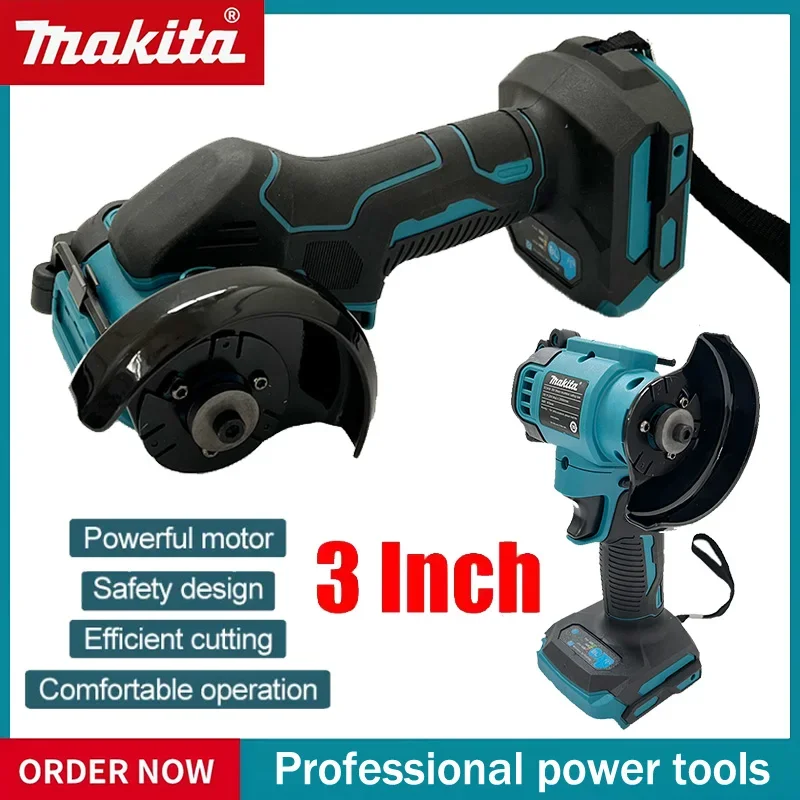

Makita Cordless Angle Grinder 3 Inch Angle Grinder Cordless 3 Inch Electirc CUT OFF Tool Cutting Circular Saw Power Tool