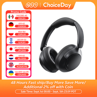 QCY H3 Pro ANC Wireless Headphone 50dB Noise Canceling Hi-Res Spatial Audio Earphone with LDAC Bluetooth 5.4 Over Ear Headset