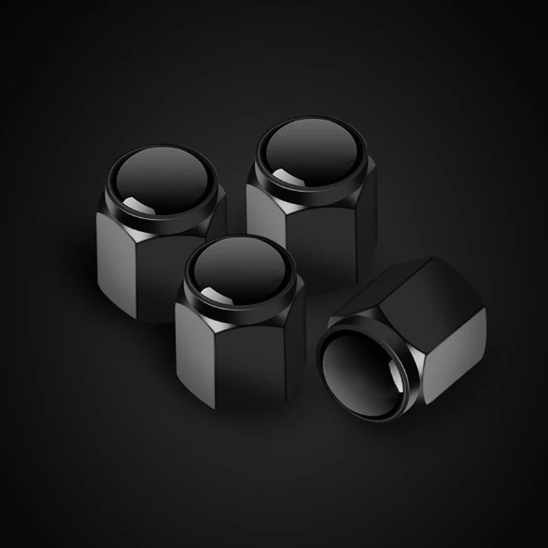 5 قطعة قبعات صمام إطارات السيارة شعار غطاء معدني الحال بالنسبة لمرسيدس بنز B/C/E/S الفئة أ الفئة C200L GLC GLE CLA ملحقات تصفيف السيارة